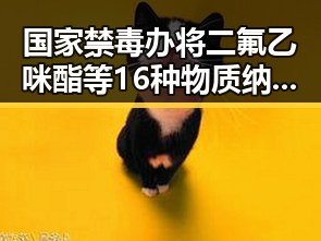 国家禁毒办将二氟乙咪酯等16种物质纳入管制与第32届图博会展出22万种图书引发关注